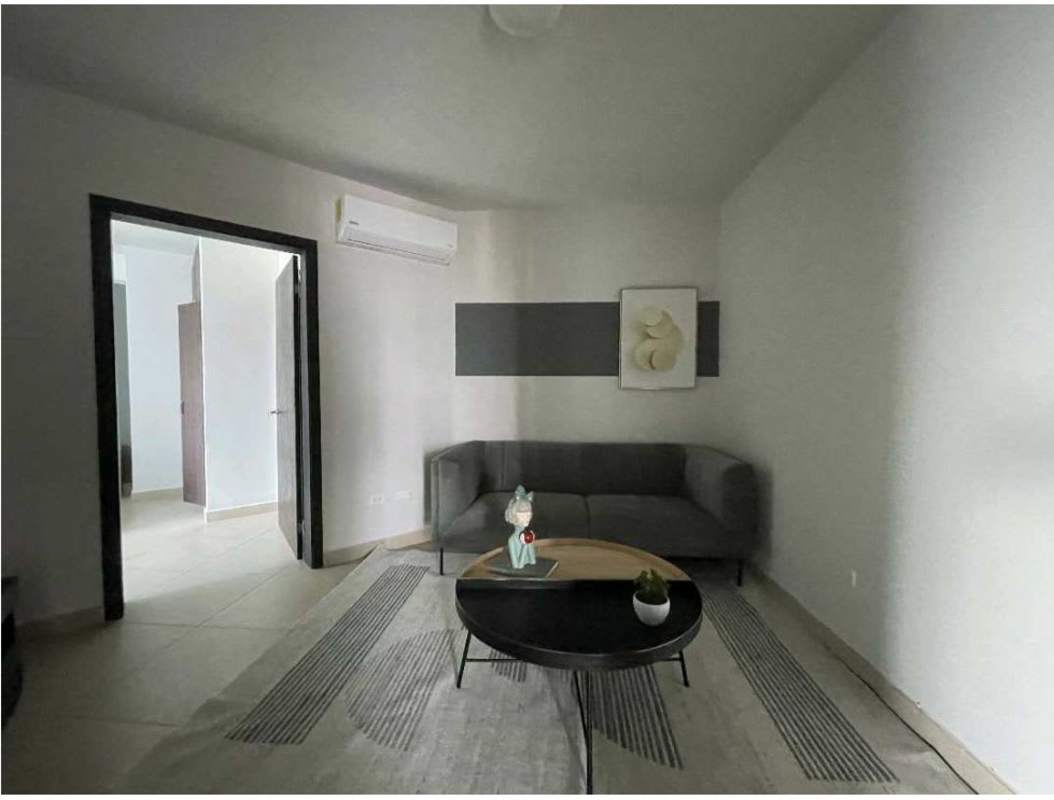 Furnished master bedroom en suite bathroom panoramic view Costa del Este Country Club Panama