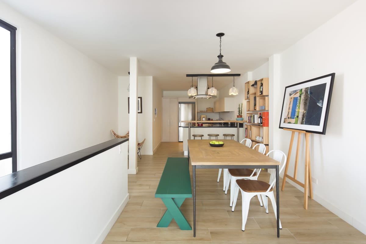 Luxury bedroom with colonial balcony in Casco Viejo Panama apartment Edificio St Georges