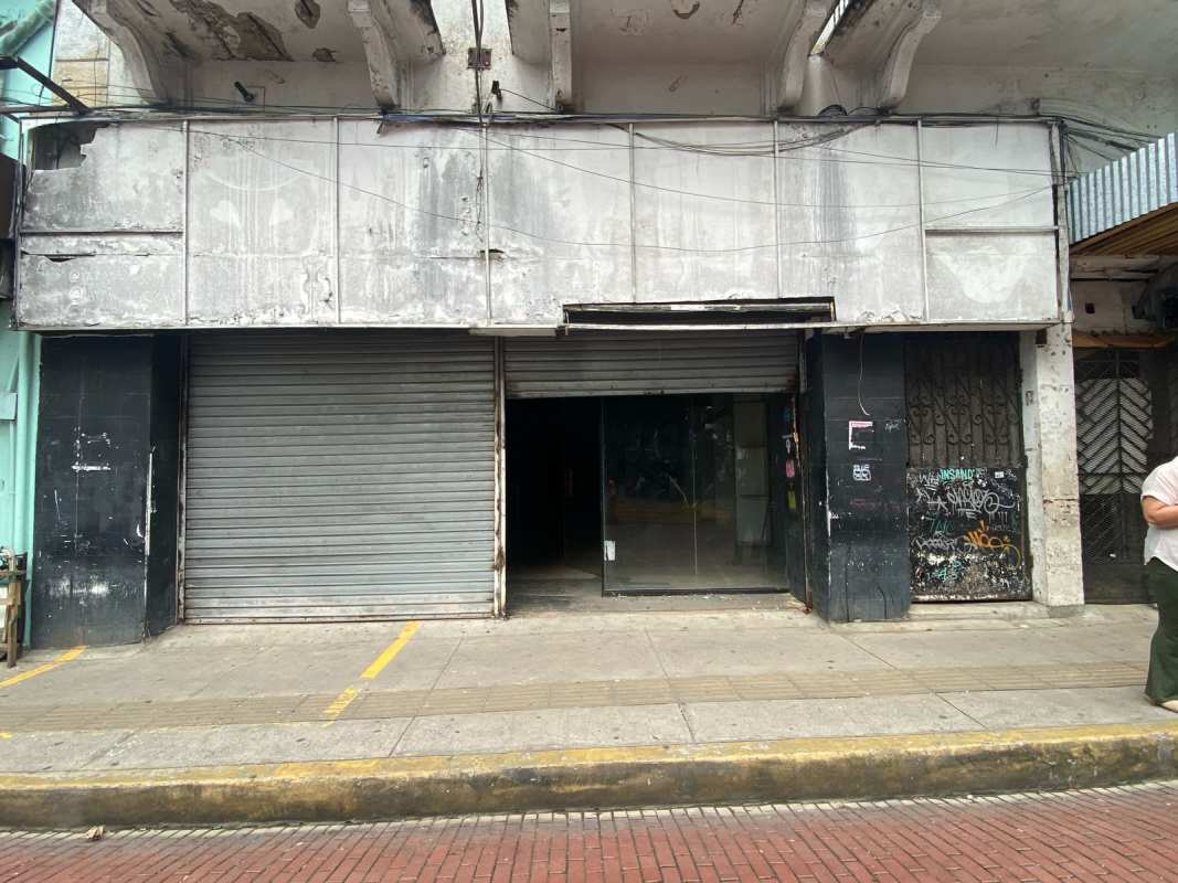 Spacious interior retail store with display counters and glass doors Casco Viejo Panama City