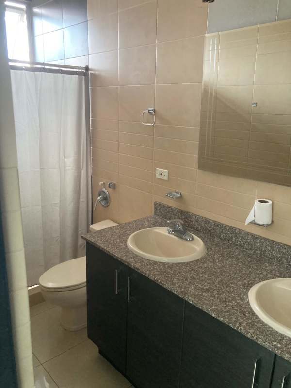 Contemporary bathroom granite vanity double sink PH Galeria Uno Obarrio Panama