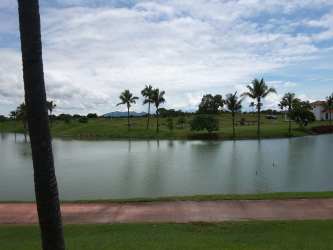 Luxury kitchen with granite countertops stainless appliances in Vista Mar PH Las Olas II beach condo Panama