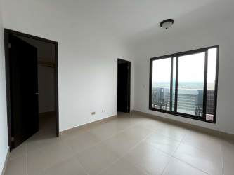 Large master bedroom with mountain views private balcony at Vista Mar PH Las Olas II Panama