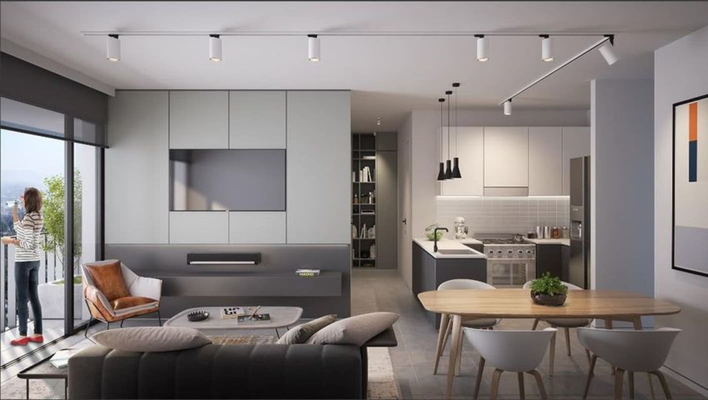 Organic market café retail area in new PH More Via Argentina Panama