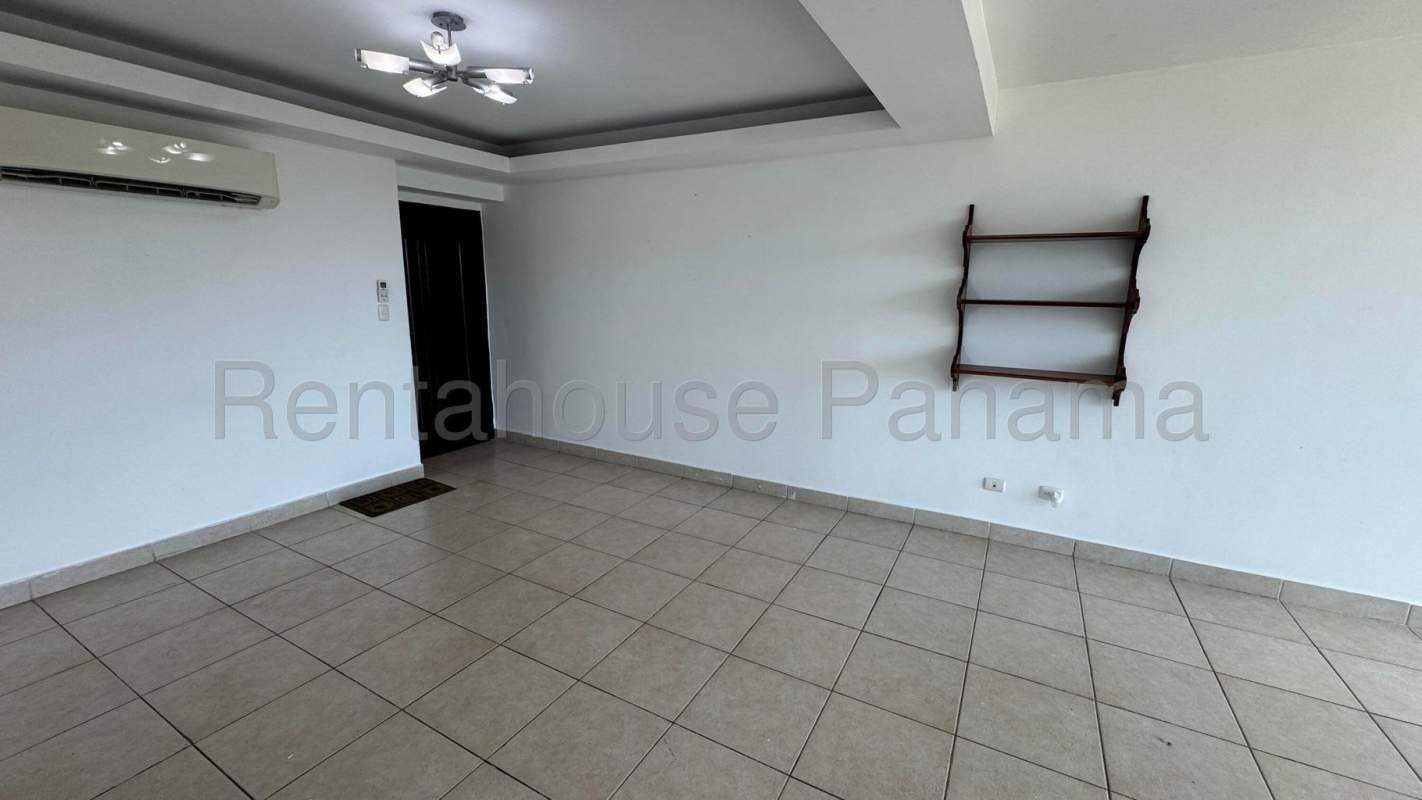 Private terrace balcony overlooking green gardens at PH Clayton Residence Ancon Panama