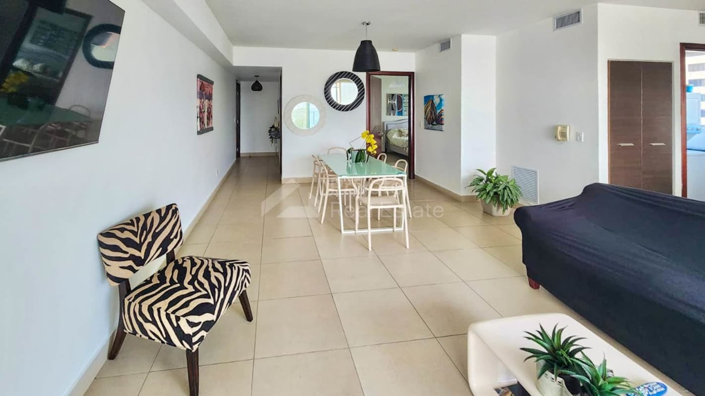 Contemporary bathroom vanity mirror at luxury condo PH Oceania Tower Punta Pacifica Panama
