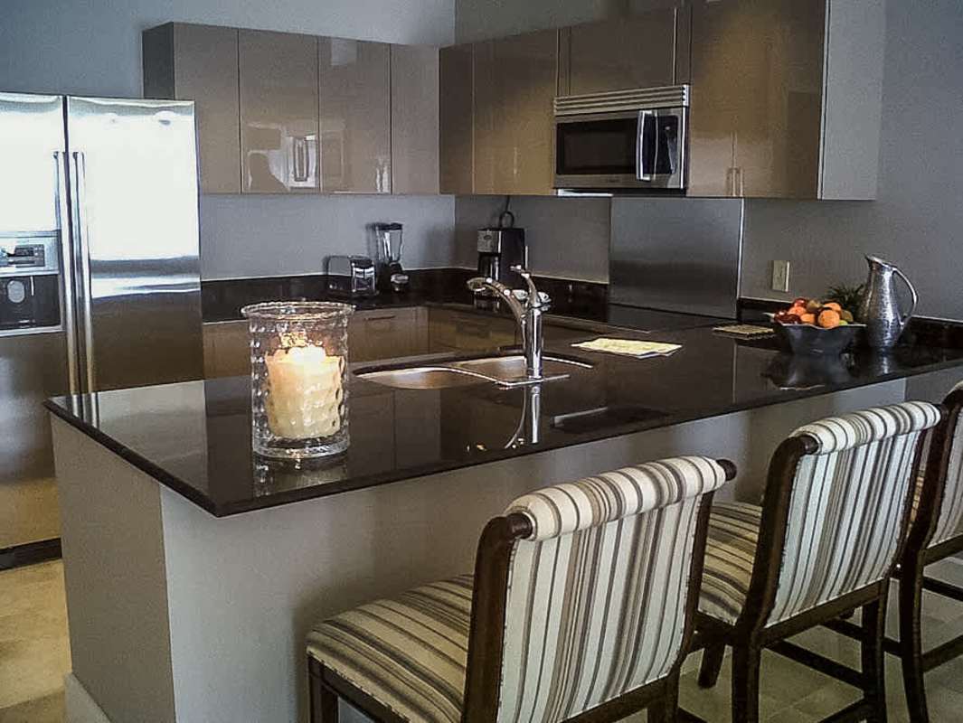 Large luxury bedroom furnished with city skyline views PH Bristol Panama Panama City