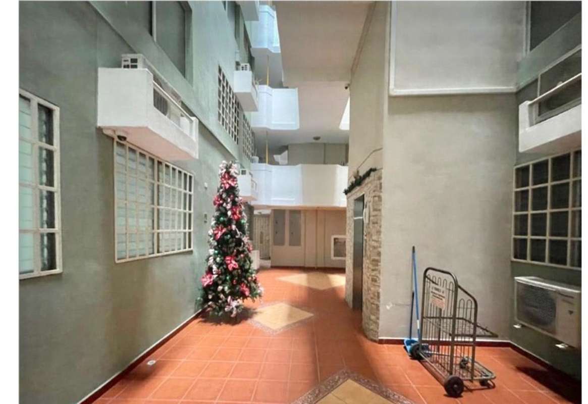 Interior hallway with balconies and Christmas tree in PH Llano Bonito Llano Bonito Panama