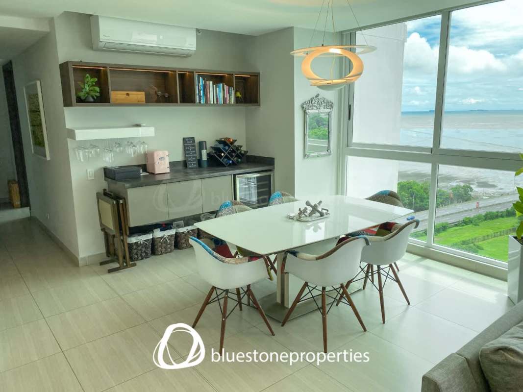 Modern kitchen granite counters stainless steel appliances PH Costa del Mar Costa del Este Panama City