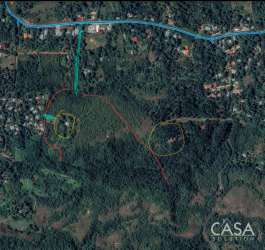 Panoramic lush green hills and ocean views large ecological land in San Carlos Panama