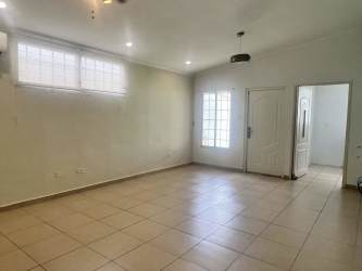 Contemporary bathroom with glass shower, marble vanity, and toilet Brisas del Golf Arraiján