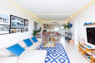 Large master bedroom with ocean-facing window at PH Solaria Punta Caelo Panama