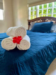 Second bedroom with window and tile floors Residencial Chame Villas Panama West