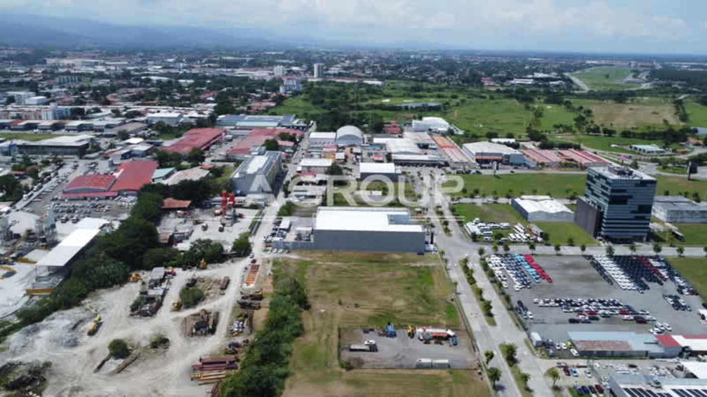 Future commercial block aerial in top neighborhood Santa Maria Panama