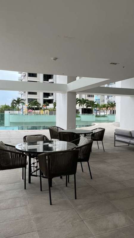 Contemporary kitchen granite countertops stainless steel appliances PH Lumiere Costa del Este Panama