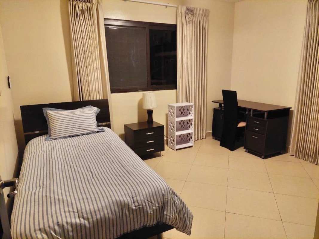 Second bedroom with closet window and AC PH Embassy Club Clayton rental Panama