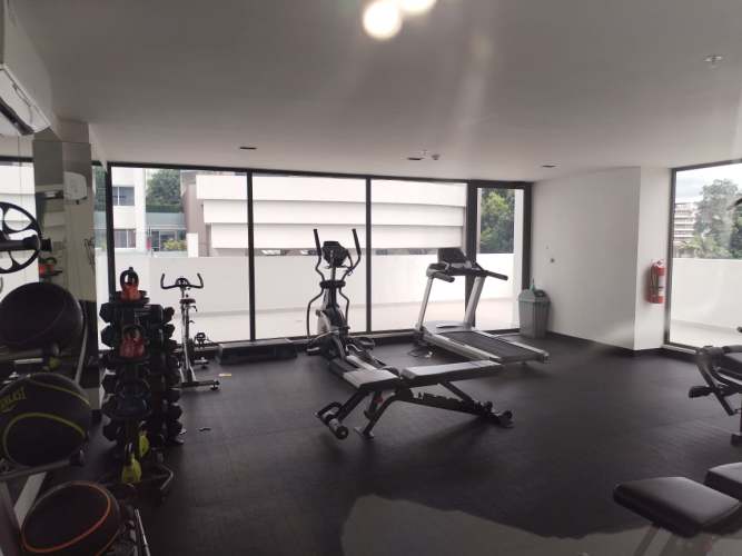 Modern indoor fitness gym with cardio equipment PH Velure El Cangrejo Panama