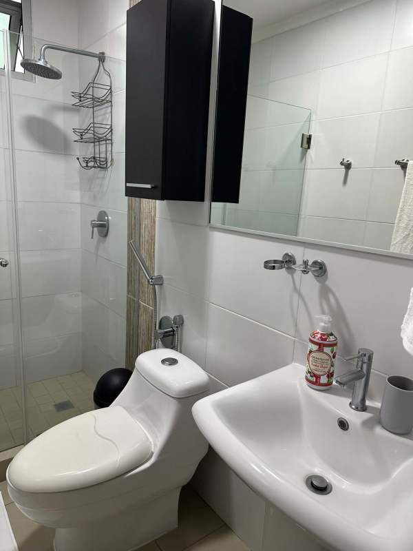 Open plan dining and living room bright modern design PH Belle View Marbella Panama