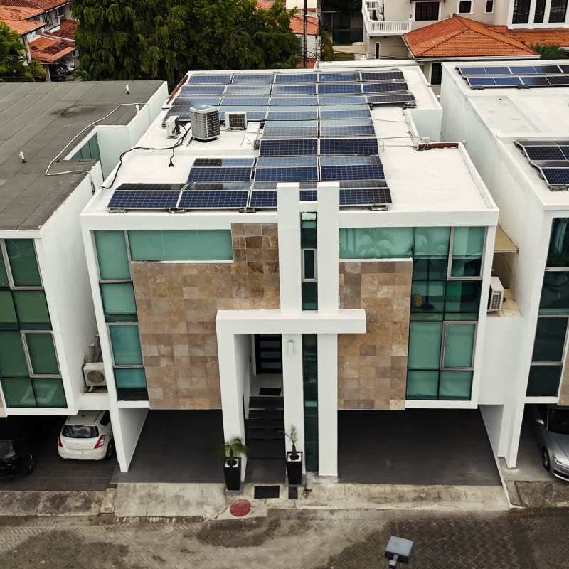 Spacious open living dining area with high ceilings in Bianco Loft Altos del Golf Panama