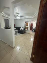 Spacious living room tiled floor ceiling fan in house for sale David Chiriquí