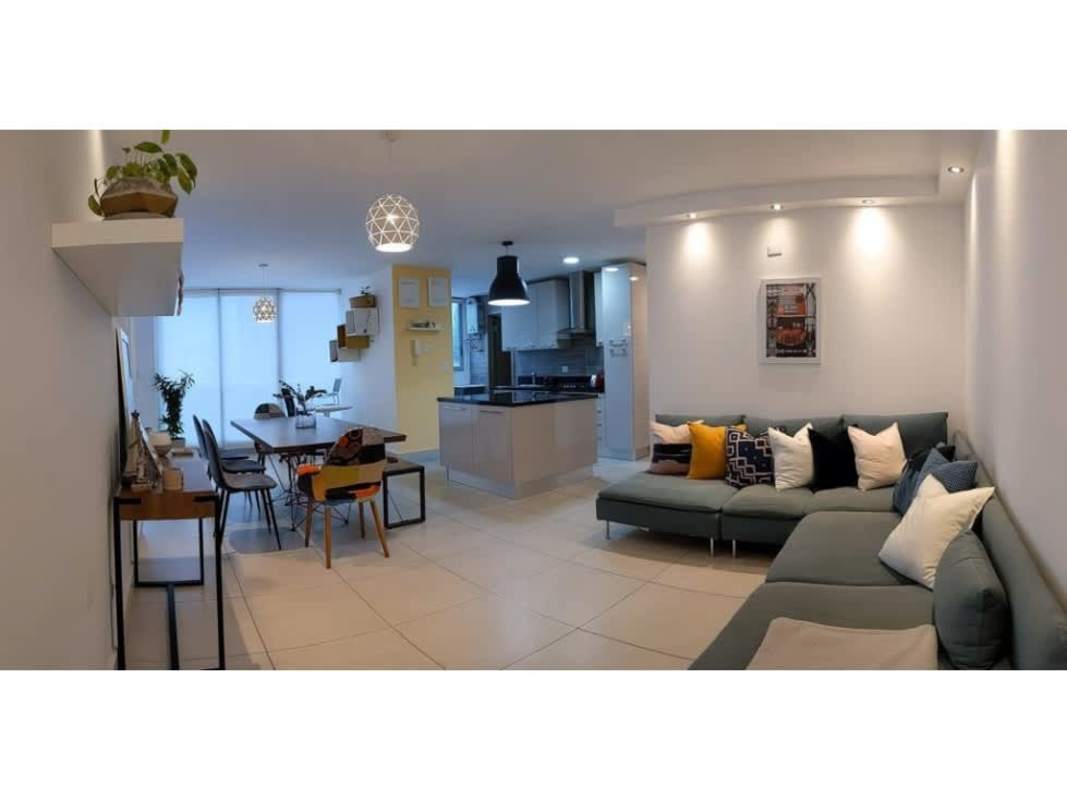 Living and dining area with balcony access PH Park City Panama City