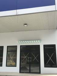 Newly built retail space with glass storefront in Bugaba David Chiriqui