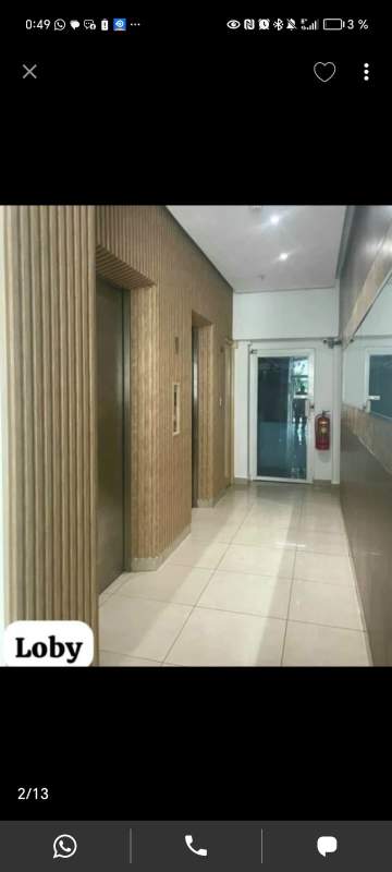 Modern lobby entrance with elevators at PH La Loma Residences Hato Pintado Panama City