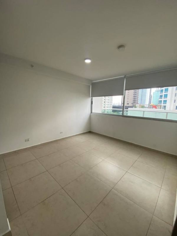 Bedroom large windows roller blinds city views PH Lumiere Costa del Este Panama