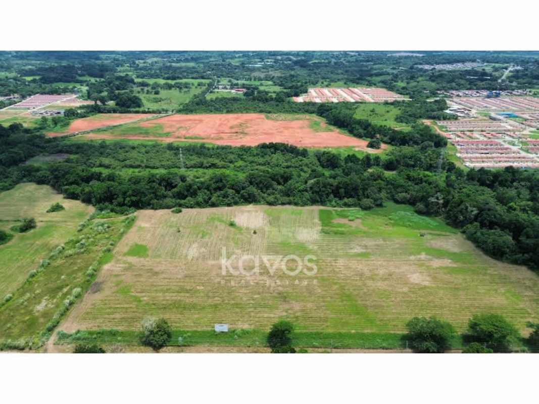 Satellite map pinpointing commercial land available on Pan-American Highway Pacora Panama