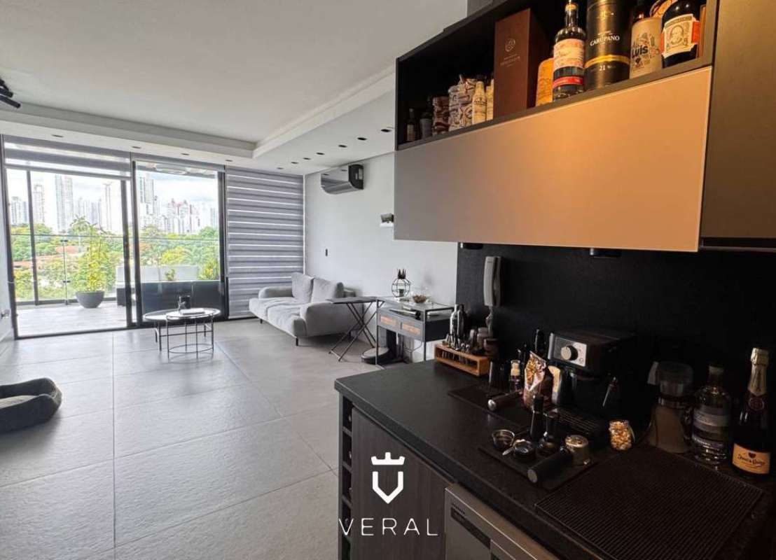 Spacious private terrace with outdoor seating and park view at PH Victory Sport Coco del Mar