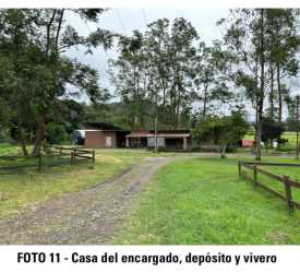 Dairy farm and ranch buildings on Volcán eco-tourism development land Panama