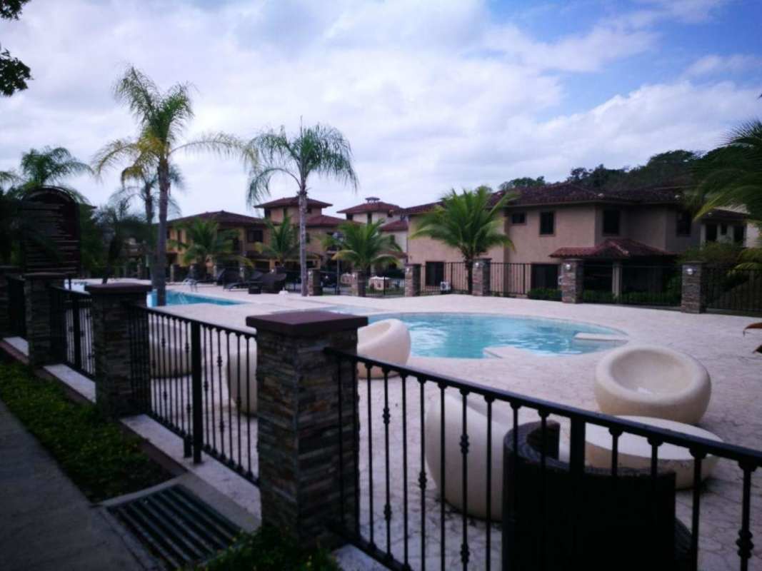 Spacious bright living room with tile floors Embassy Club Clayton Panama