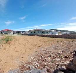 Corner residential lot partially fenced with mountain backdrop Alto Boquete Chiriquí