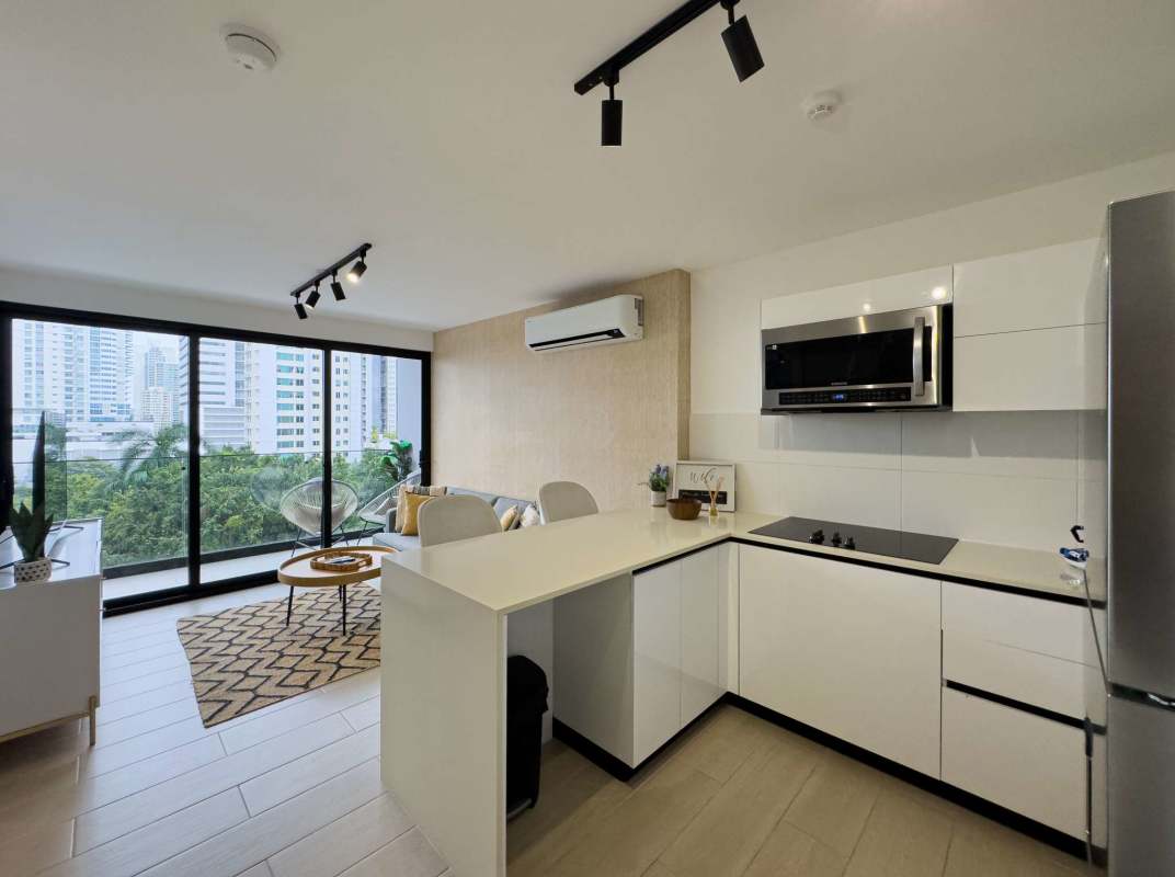 Modern minimalist kitchen with stainless appliances PH Living 73 Panama City