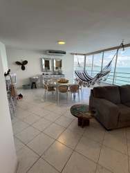 Bedroom with large window, built-in closet, ocean view in Serena Condominium Coronado