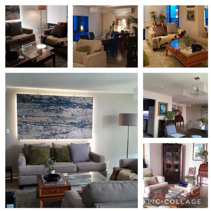 Bathroom with shower, ceramic finishes, vanity shared rental Punta Paitilla Panama