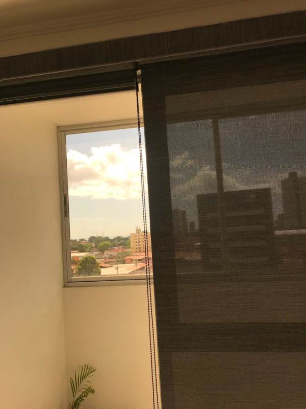 Bedroom featuring built-in wardrobe, ceramic floor, window blinds in PH Rio Abajo Panama City