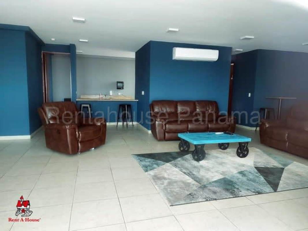 Bright bedroom with closet, AC, and large window view PH San Francisco Bay