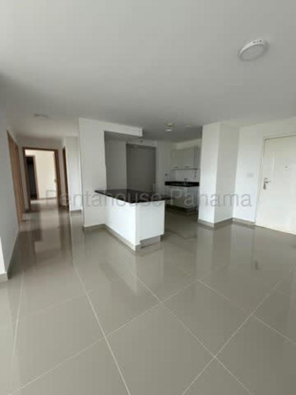 Bedroom with closet, large window, porcelain tile floors city view in Panama condo PH San Francisco Central