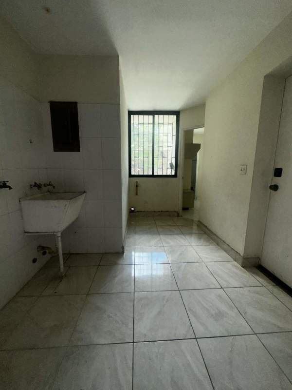 Large tiled terrace with railing and panoramic views in Edison Park apartment for sale