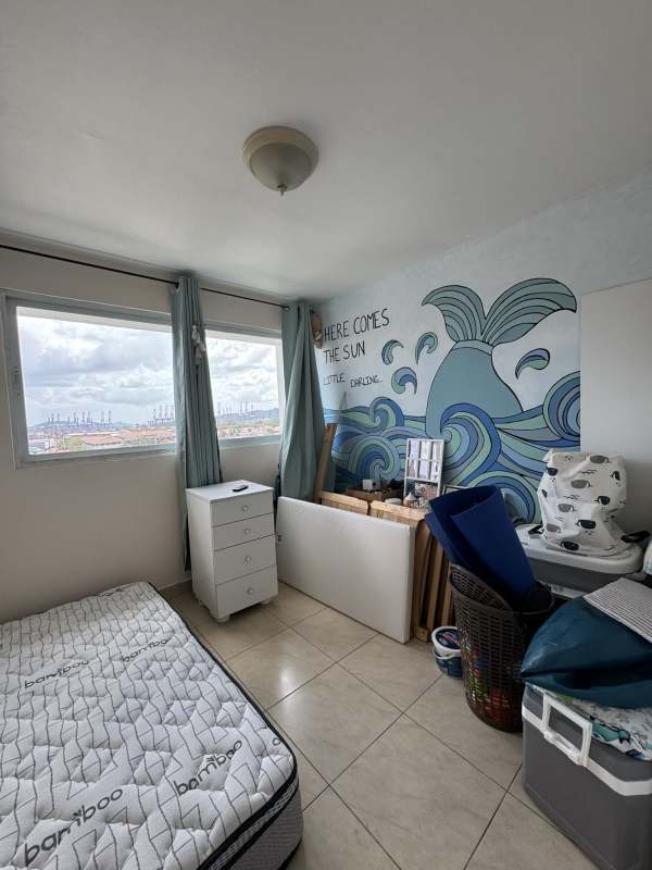 Dedicated laundry space with tile floors PH Albrook Point Panama
