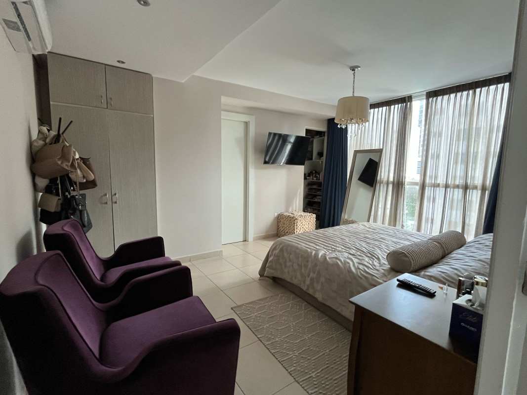 Compact laundry space with appliances in PH El Cangrejo Plaza Panama