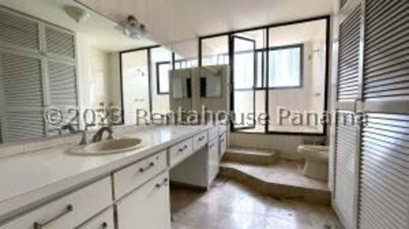 Bright living room with large windows ocean view PH Tiffany Punta Paitilla Panama