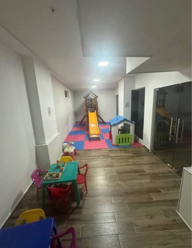 Gym with cardio and strength equipment inside PH Vista Tower Panama City