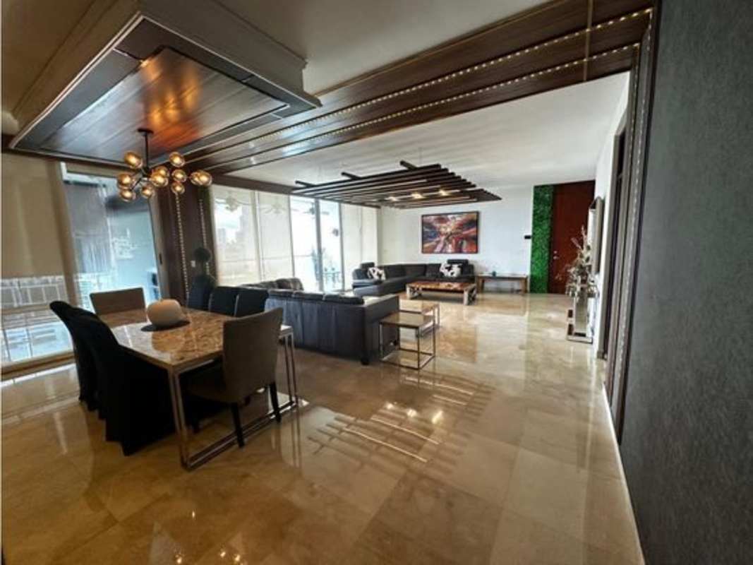 Master bedroom with ocean views marble flooring PH Aqualina Punta Pacifica Panama