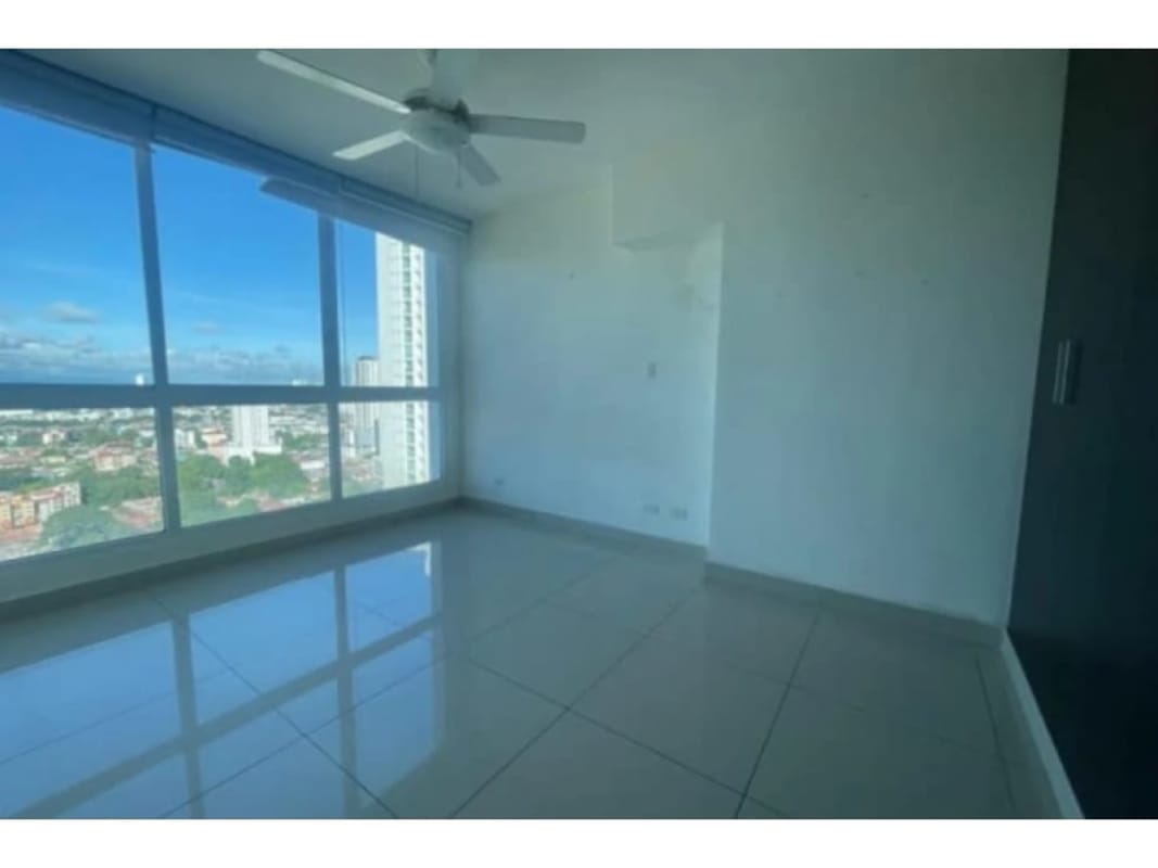 Modern bathroom with granite countertop, glass shower enclosure PH Victoria Royale