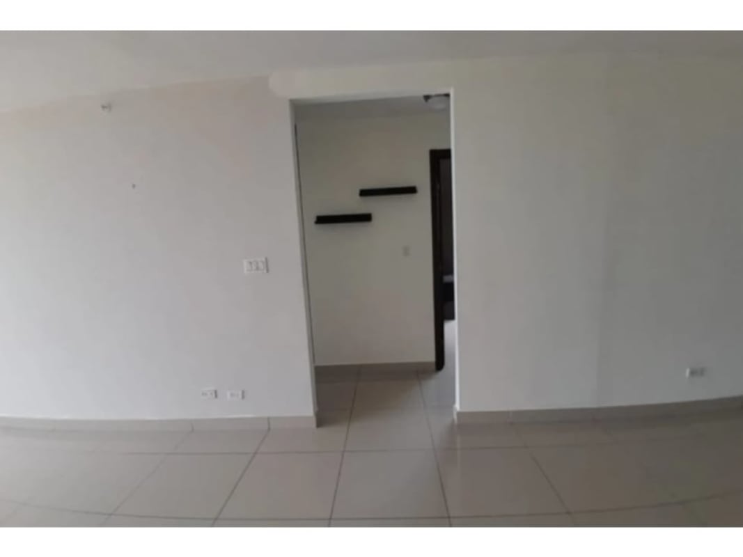 Bedroom featuring tiled floor, ceiling fan and large built-in closet PH Victoria Royale