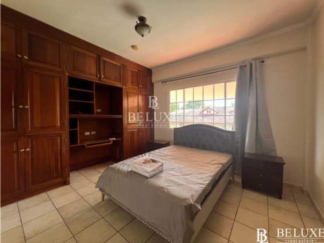 Den family room with natural light in house for sale Albrook Panama