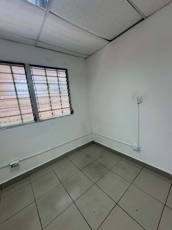 Internal private office room with louvered windows inside commercial unit Carrasquilla Panama