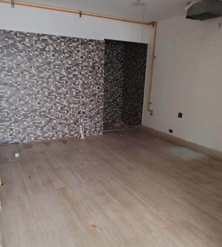 Stairwell with marble steps and tile details inside commercial unit Plaza San Francisco Panama