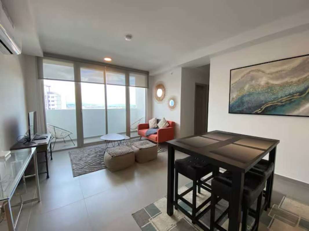 On-site fitness center gym with weights and machines PH Signature Point Panama City